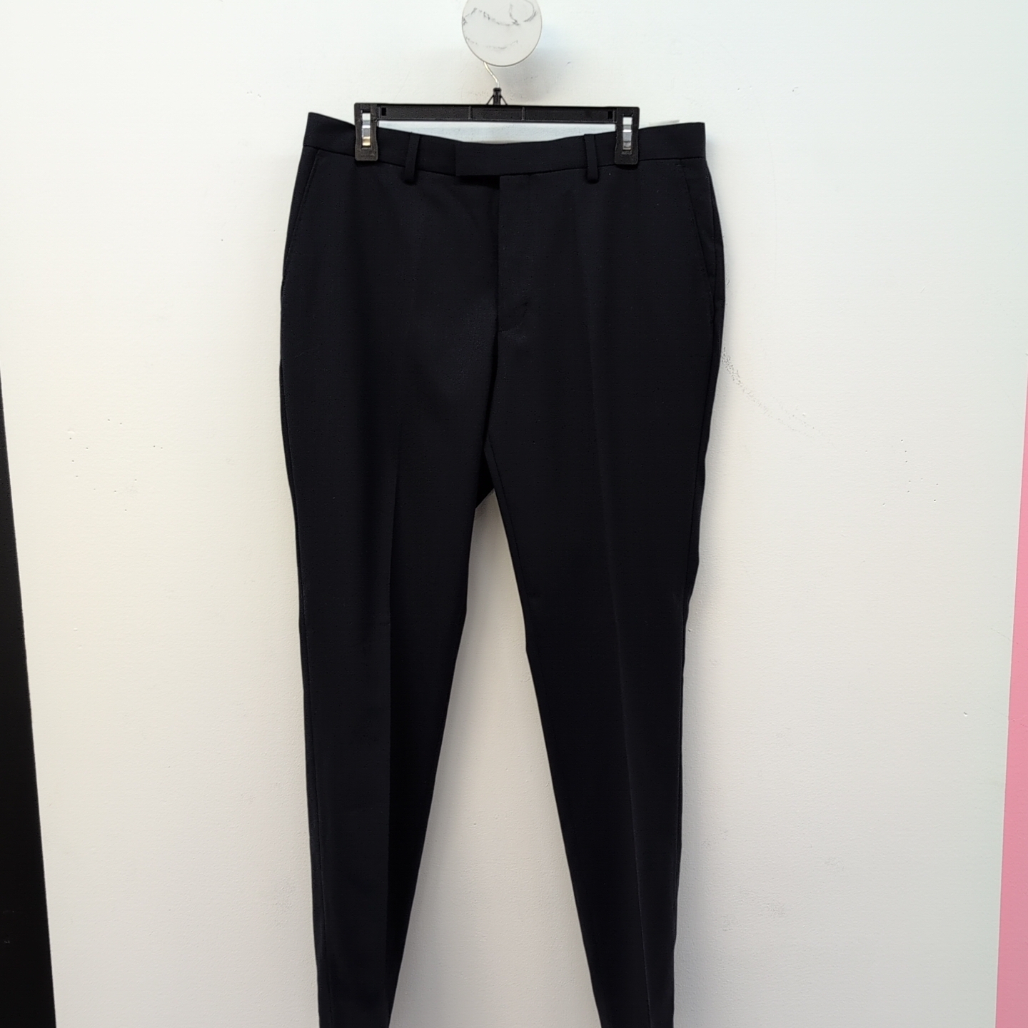 Charles Tyrwhitt Slim Fit Ultimate Performance Suit Trouser 34w 32l Dark Navy